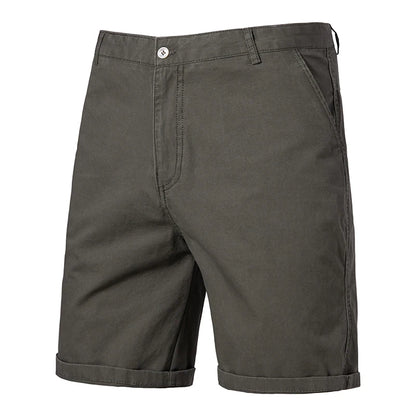 Kessoro Men's Straight-Fit Cotton Chino Shorts — view 11