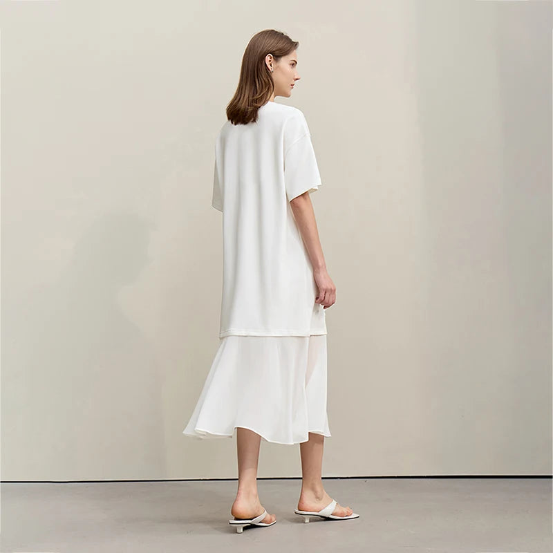 Kessoro Women's Casual Patchwork Dress — view 3