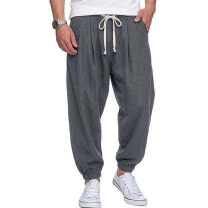 Kessoro Men's Straight-Leg Cotton Chino Trousers — view 5