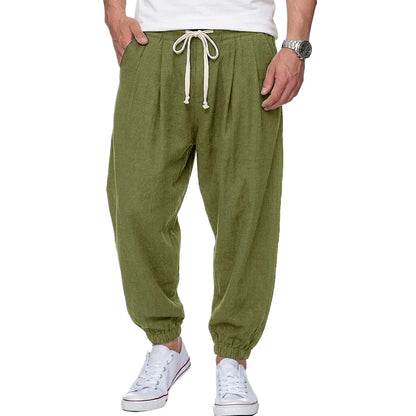 Kessoro Men's Straight-Leg Cotton Chino Trousers — view 11
