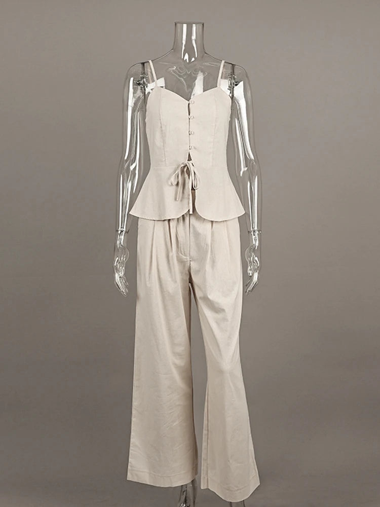 Kessoro Women's Solid 2-Piece Set — view 7