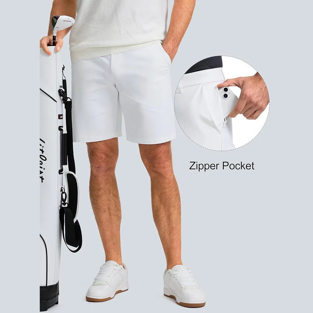 Kessoro Men's Business Casual Shorts — view 4