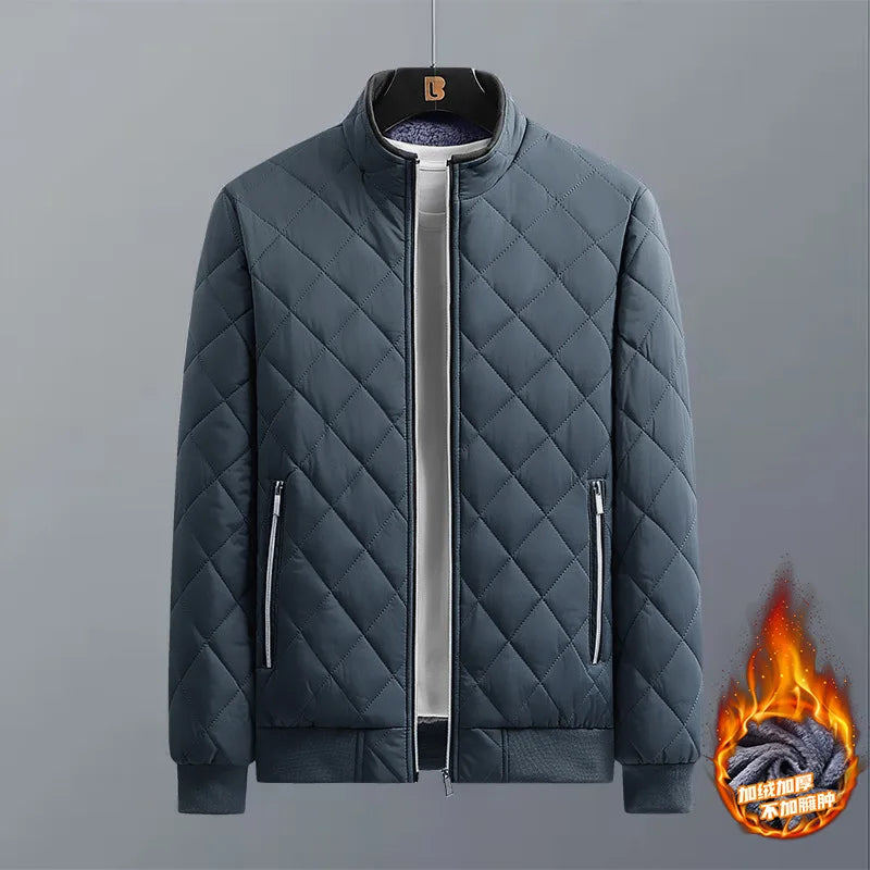 Kessoro Men's Slim-Fit Fleece Bomber Jacket — view 6