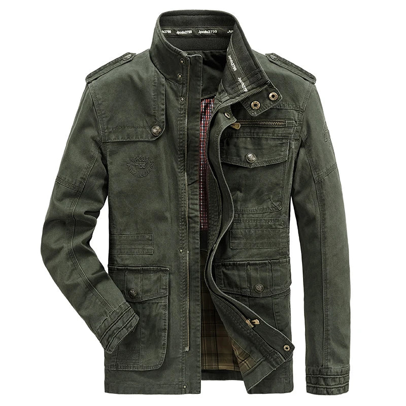 Kessoro Men's Business Casual Cotton Jacket — view 3