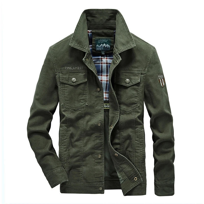 Kessoro Men's Business Casual Cotton Jacket — view 9