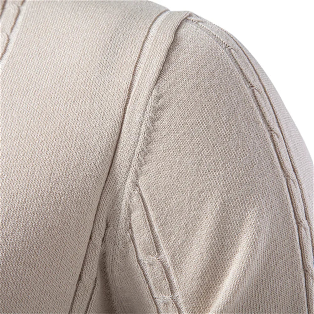 Kessoro men's linear rib viscose blend collar shirt in beige, blue and black, for men