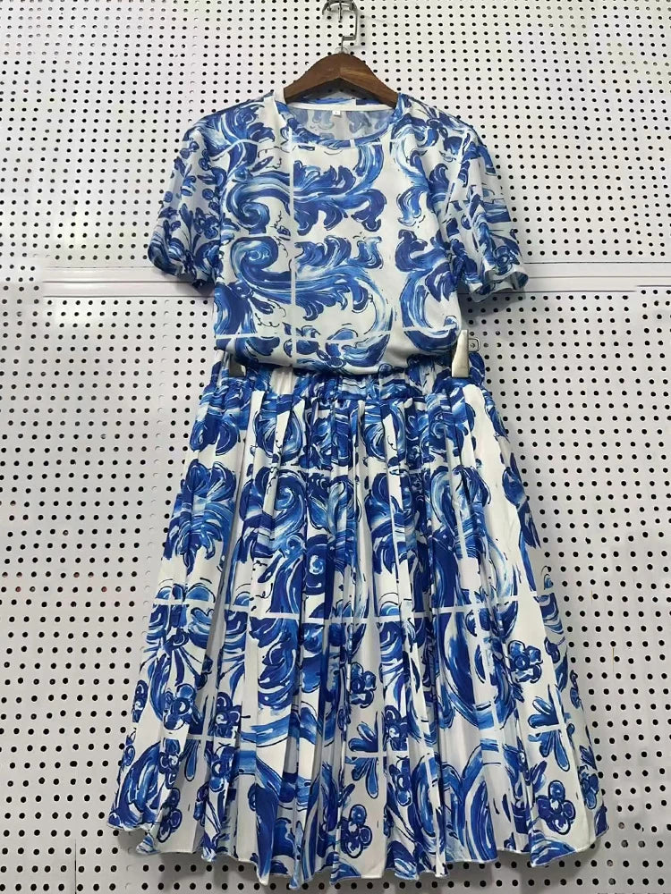 Kessoro Women's Retro Knitted 2-Piece Set — view 5
