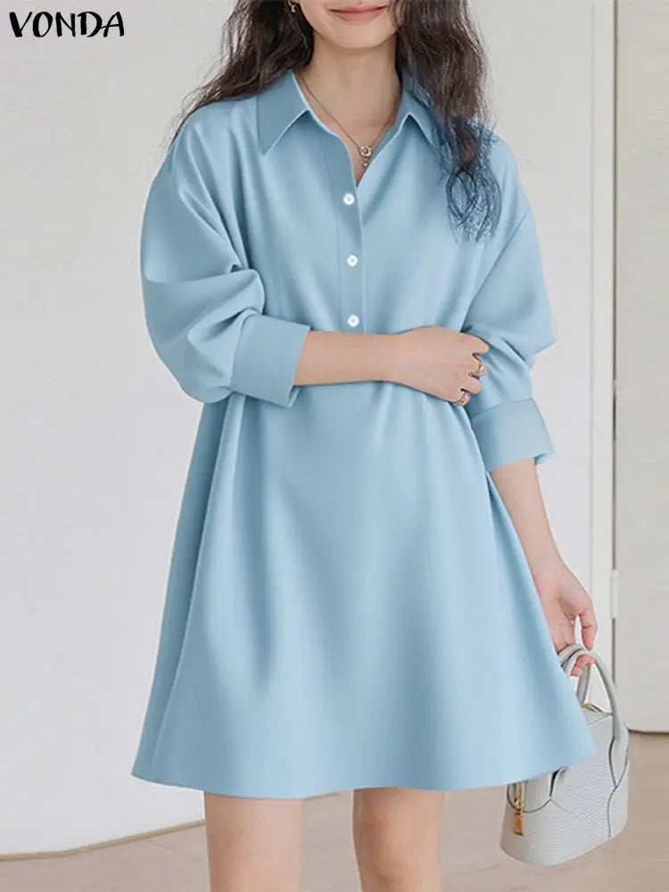 Kessoro Women's Casual Solid Robe — view 3