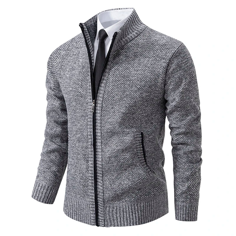 Kessoro Men's Warm Fleece Cardigan — view 9
