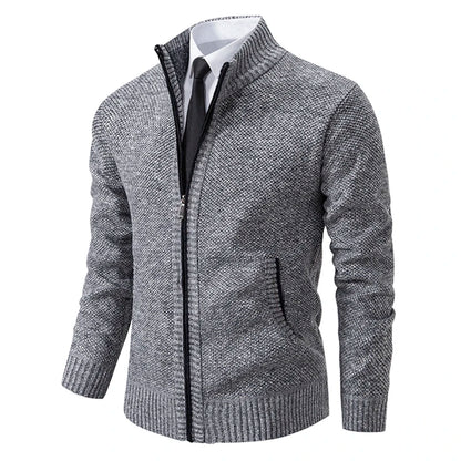 Kessoro Men's Warm Fleece Cardigan — view 9