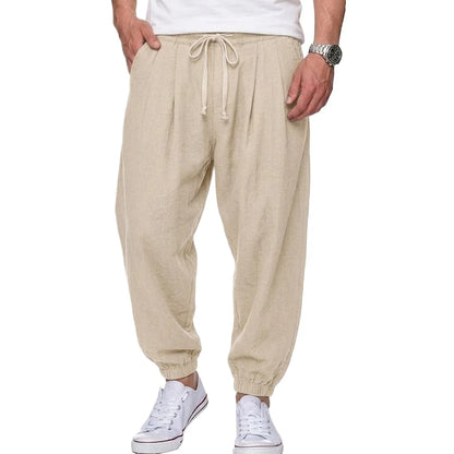 Kessoro Men's Straight-Leg Cotton Chino Trousers — view 8