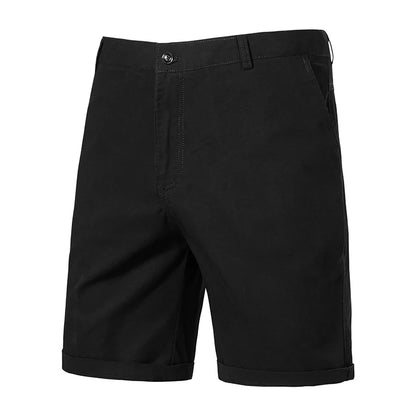 Kessoro Men's Straight-Fit Cotton Chino Shorts — view 9