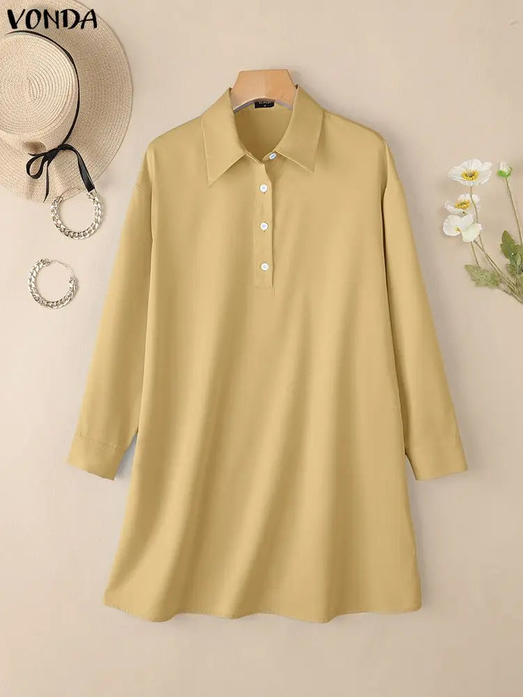 Kessoro Women's Casual Solid Robe — view 5
