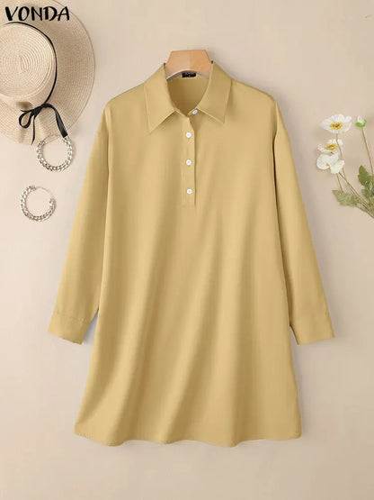 Kessoro Women's Casual Solid Robe — view 5