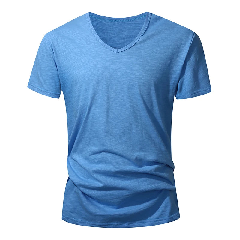 Kessoro Men's Short-Sleeve Cotton Jersey T-Shirt — view 11