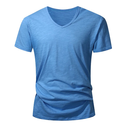 Kessoro Men's Short-Sleeve Cotton Jersey T-Shirt — view 11