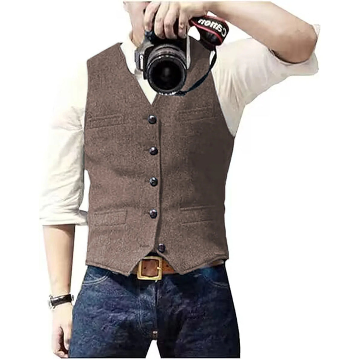 Kessoro men's tailored heritage formal waistcoat in navy, burgundy, black, grey and champagne