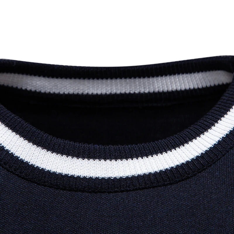 Kessoro Men's Stretch Casual Knit Pullover — view 5