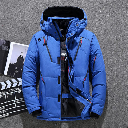 Kessoro Men's Quilted Stand-Collar Warm Winter Jacket — view 7