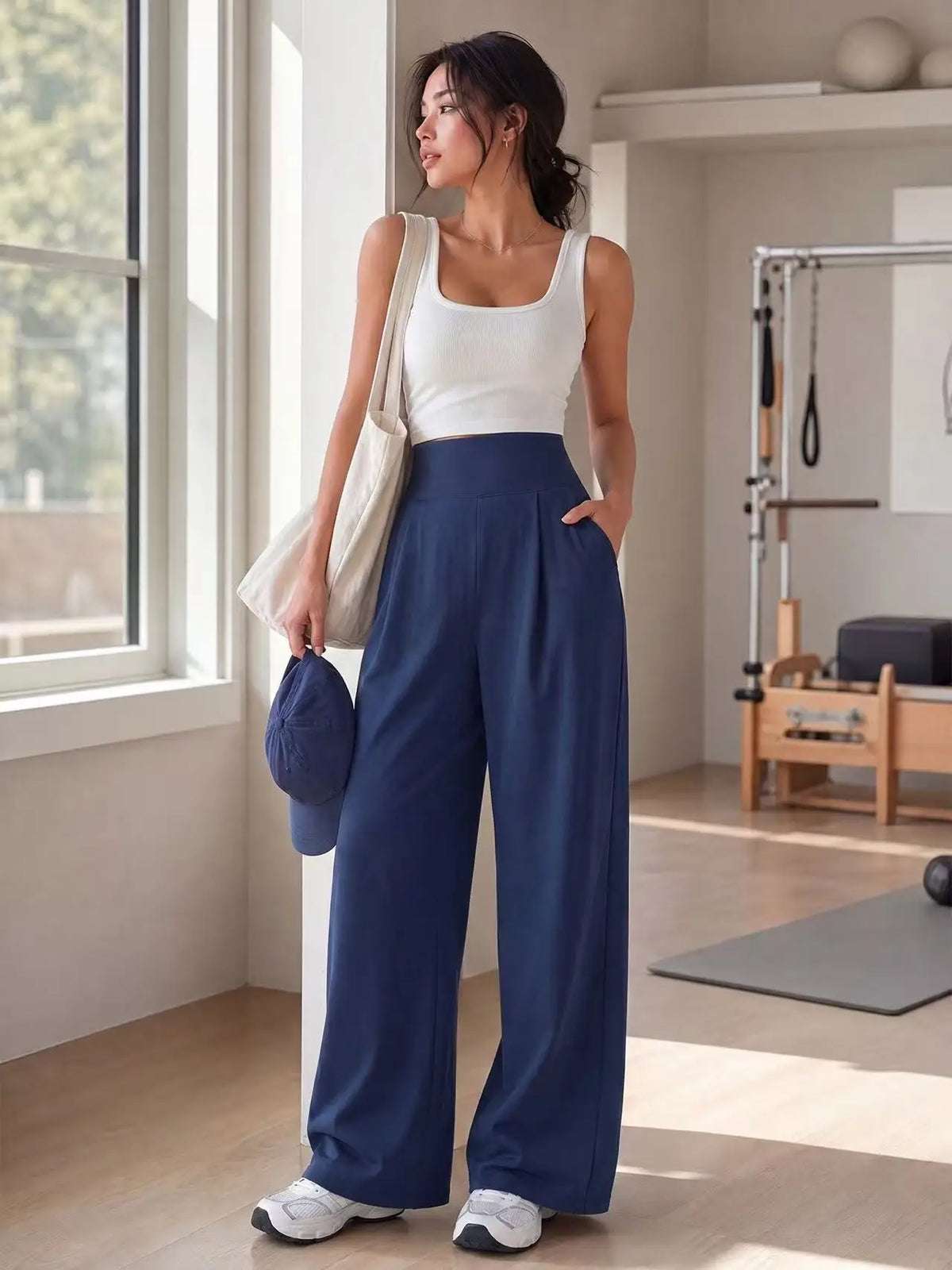 Kessoro Women's Straight Casual Pants — view 9
