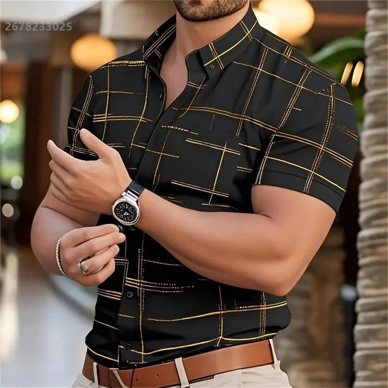 Men's casual shirt, colour range overview