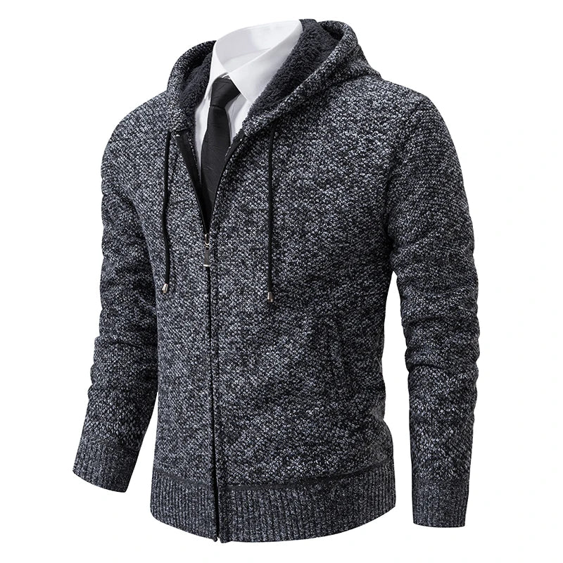 Kessoro Men's Warm Fleece Cardigan — view 12