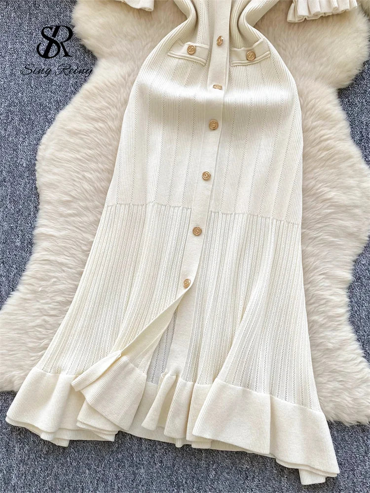 Kessoro Women's Solid Knit Sundress — view 8