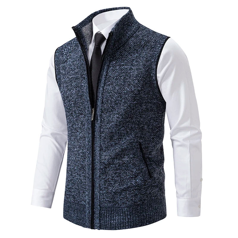Kessoro Men's Knitted Solid Knit Sweater — view 6