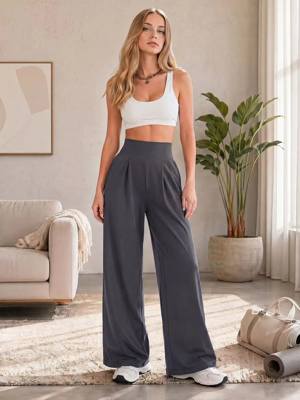 Kessoro Women's Straight Casual Pants — view 4