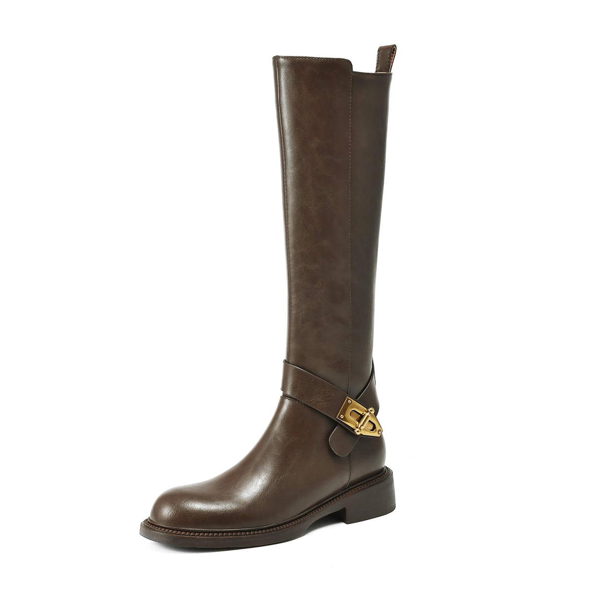 Kessoro Women's Warm Retro Leather Boots — view 4