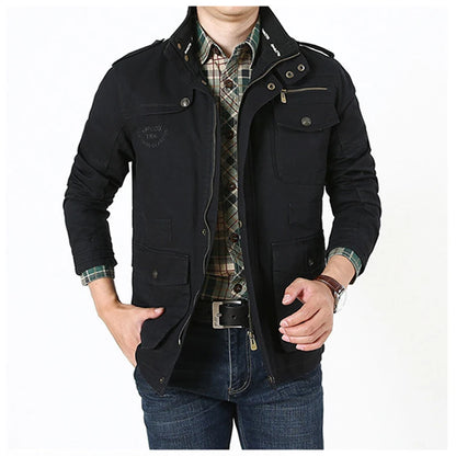 Kessoro Men's Business Casual Cotton Jacket — view 5