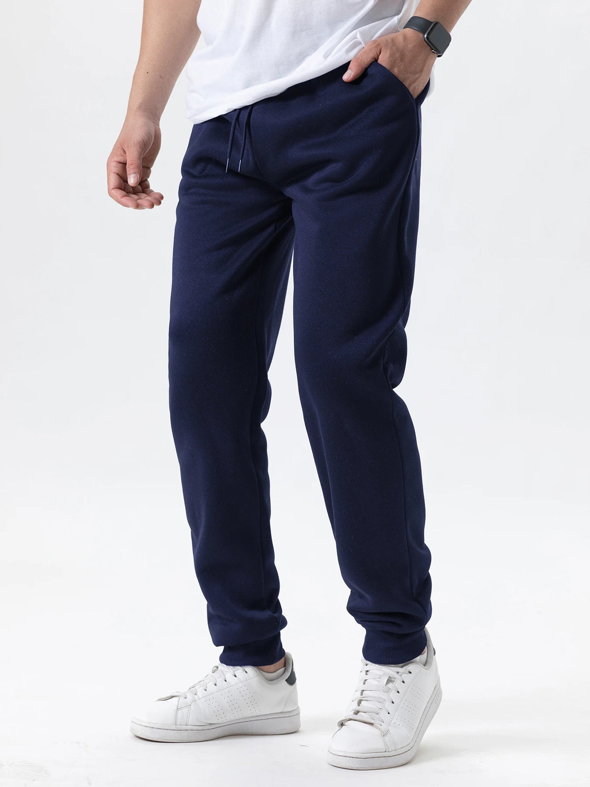 Kessoro Men's Tapered Fleece Jogger Sweatpants — view 8