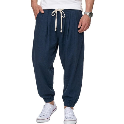 Kessoro Men's Straight-Leg Cotton Chino Trousers — view 10