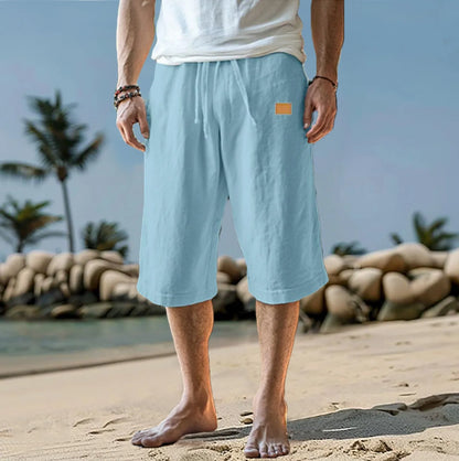 Kessoro Men's Solid Cotton Trousers — view 3