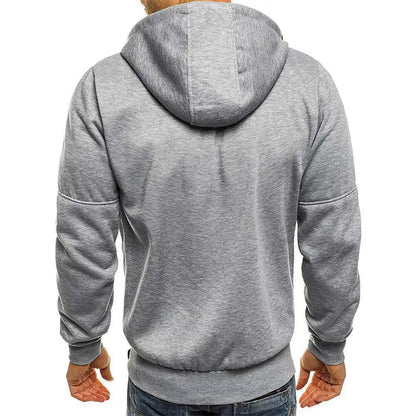 Kessoro Men's Solid Hooded Sweater — view 7