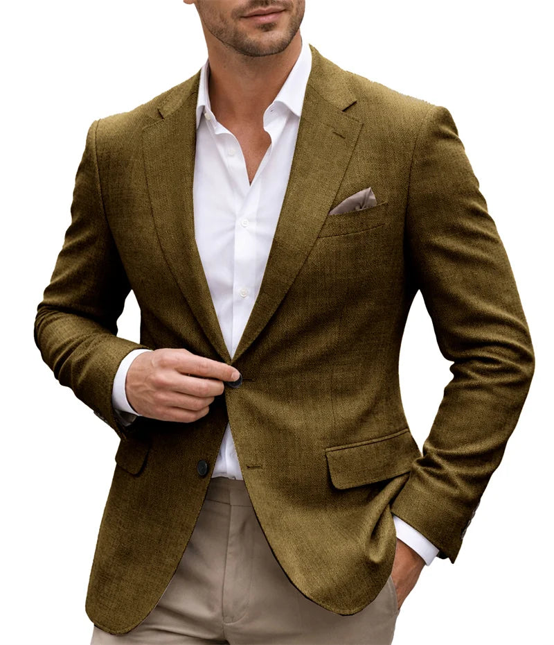 Kessoro Men's Slim-Fit Casual Blazer — view 11