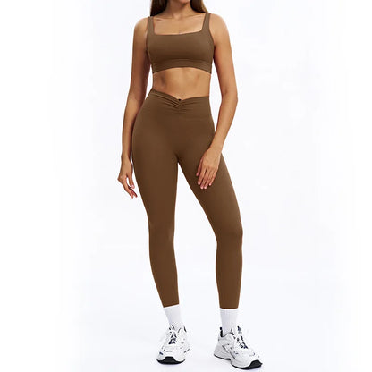 Women's matching trousers, back view