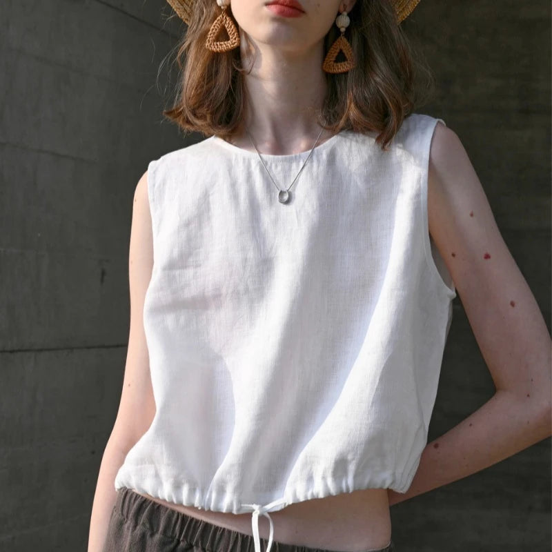 Kessoro Women's Casual Sleeveless Cotton Tank Top — view 2