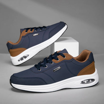 Men's waterproof casual leather shoes, sole detail