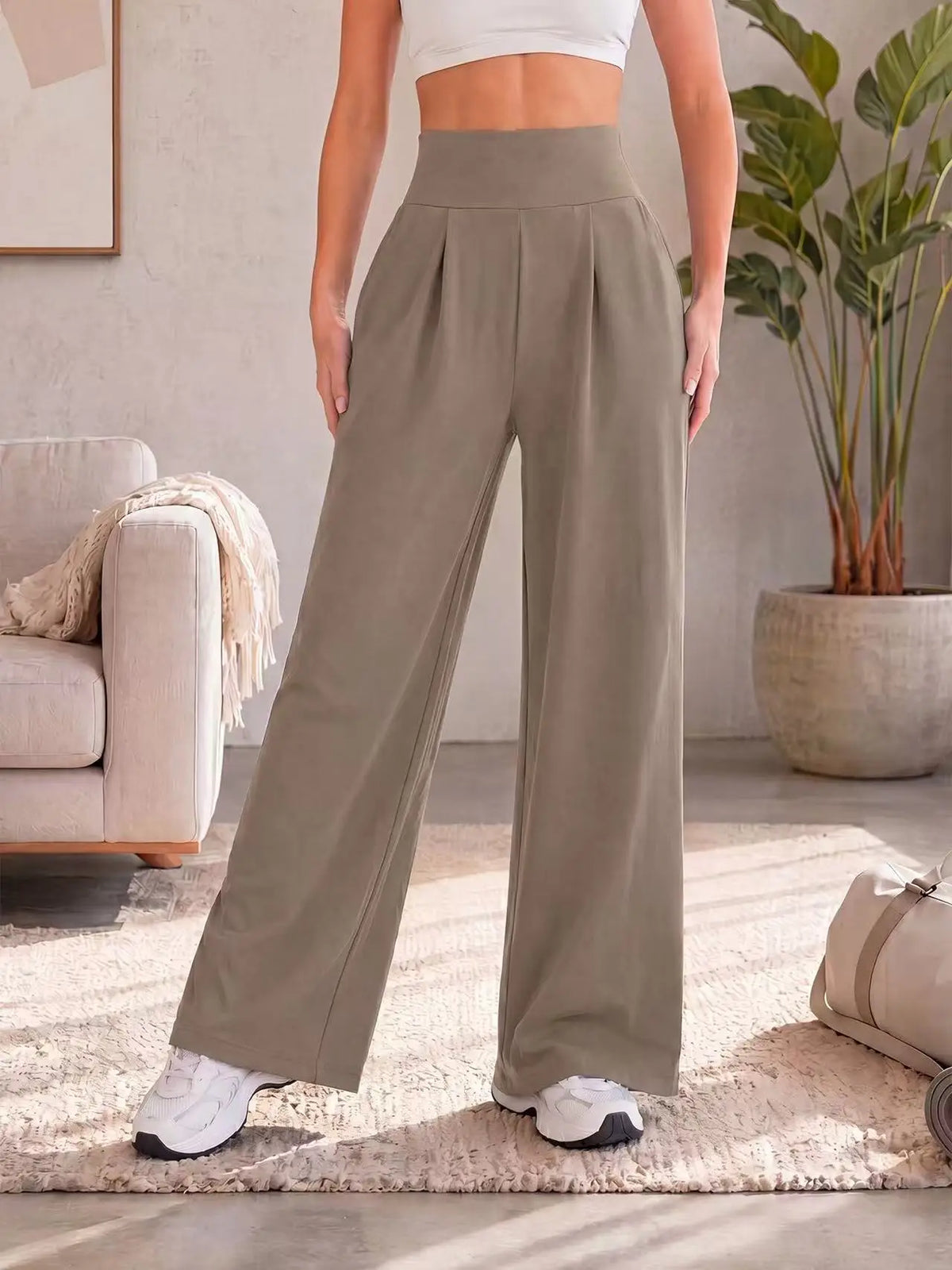 Kessoro Women's Straight Casual Pants — view 7