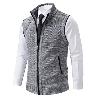 Kessoro Men's Knitted Solid Knit Sweater — view 9