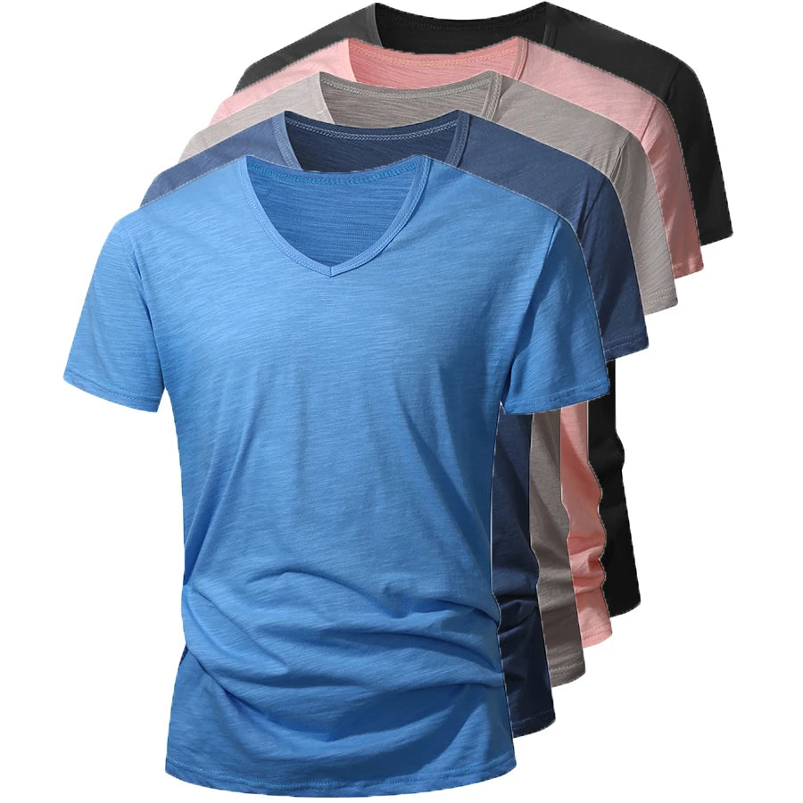 Kessoro Men's Short-Sleeve Cotton Jersey T-Shirt — view 2
