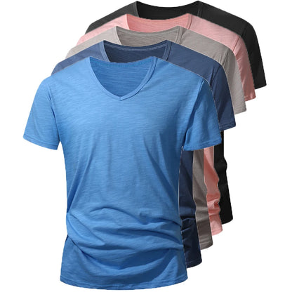 Kessoro Men's Short-Sleeve Cotton Jersey T-Shirt — view 2