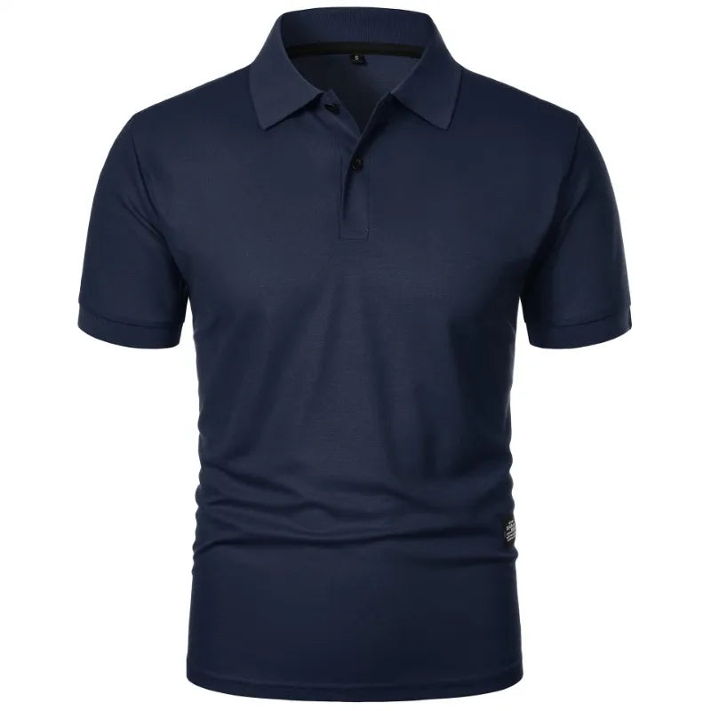 Men's casual button-up collar shirt in assorted colours