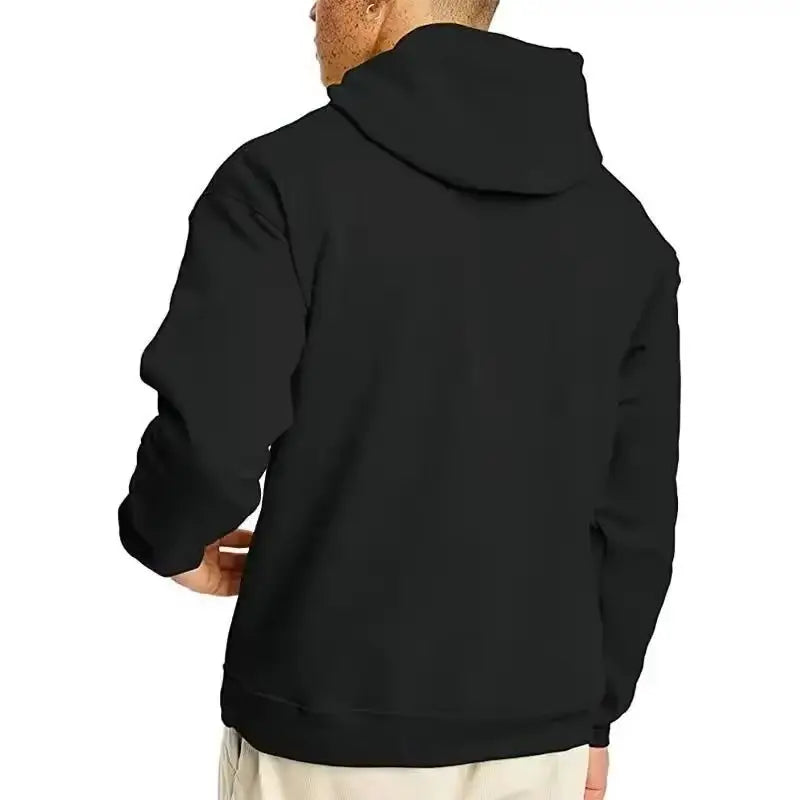 Kessoro Men's Casual Solid Hoodie — view 3