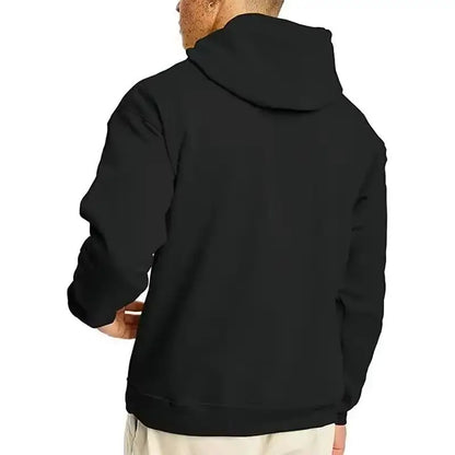 Kessoro Men's Casual Solid Hoodie — view 3
