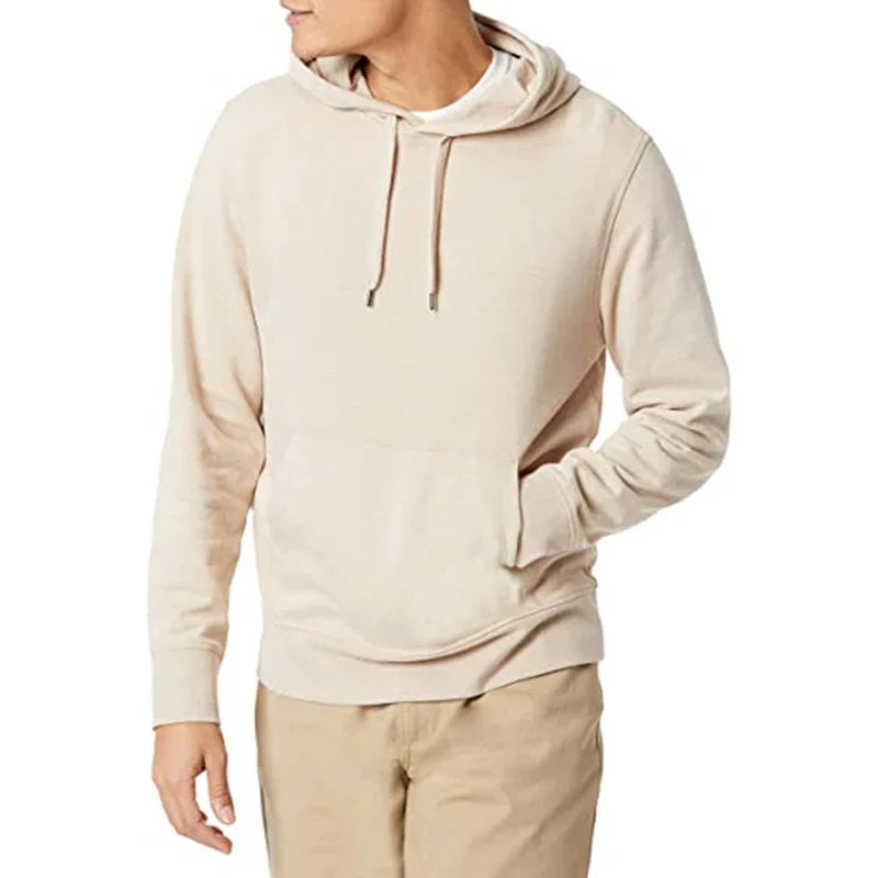 Kessoro Men's Casual Solid Hoodie — view 5