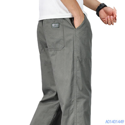 Kessoro Men's Straight-Leg Cotton Drawstring Sweatpants — view 8