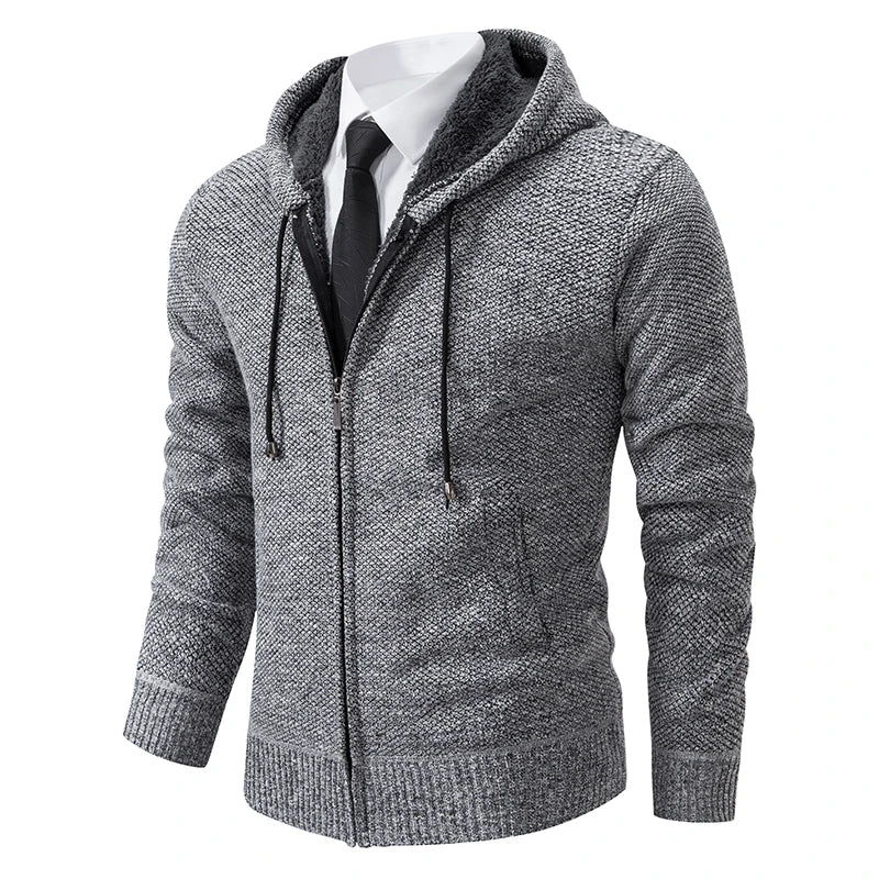 Kessoro Men's Warm Fleece Cardigan — view 11