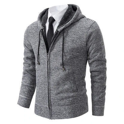 Kessoro Men's Warm Fleece Cardigan — view 11